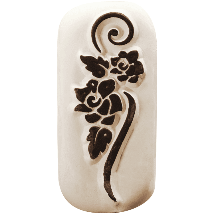 Ladot stone medium curl flower