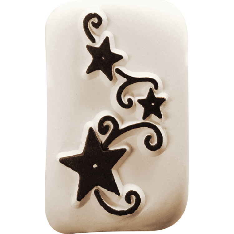 Ladot stone medium tribal stars