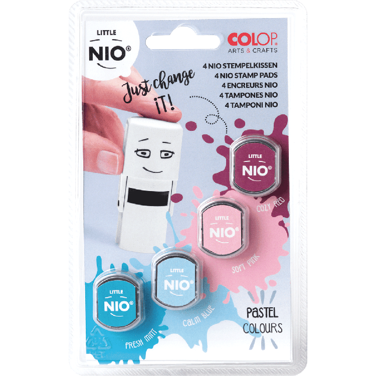 Little NIO stamp pads pastel (4 vankúše)